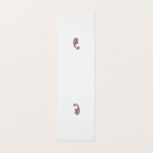 Roter Punkt Visitenkarten (Außenseite Aufgefaltet)