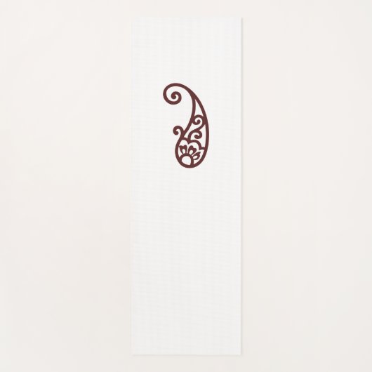 Roter Punkt Yogamatte (Vorderseite)