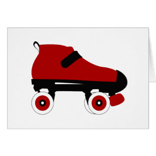 Roter Quad-Skate