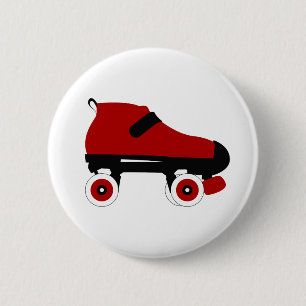 Roter Quad-Skate Button