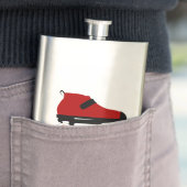 Roter Quad-Skate Flachmann (Beispiel)