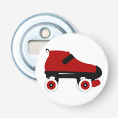 Roter Quad-Skate Flaschenöffner (Vorderseite)