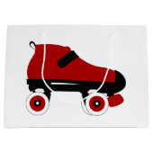 Roter Quad-Skate Große Geschenktüte (Vorderseite)