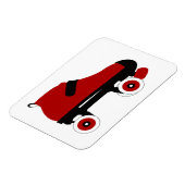 Roter Quad-Skate Magnet (Linke Seite)