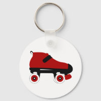 Roter Quad-Skate