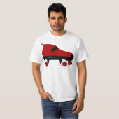 Roter Quad-Skate T-Shirt (Vorne ganz)