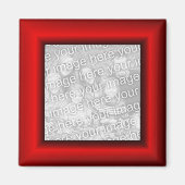 Roter Rahmen Magnet (Vorne)