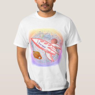 Roter Rakete T-Shirt