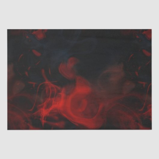 roter Rauch Seidenpapier (Vorderseite)