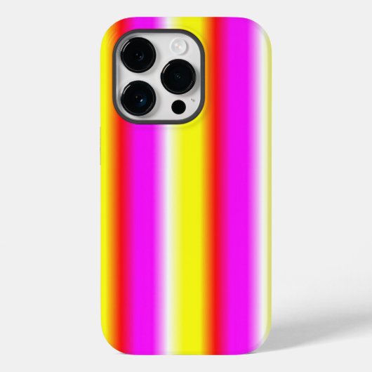 Roter Regenbogenstreifen Case-Mate iPhone Hülle (Rückseite)