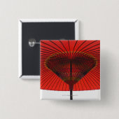 Roter Regenschirm 2 Button (Vorne & Hinten)