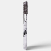 Roter Regenschirm im Winter Wunderland - Lass es s Case-Mate iPhone Hülle (Rückseite / Rechts)