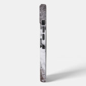 Roter Regenschirm im Winter Wunderland - Lass es s Case-Mate iPhone Hülle (Rückseite / Links)