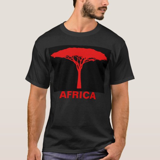 Roter Regenschirm T-Shirt (Vorderseite)