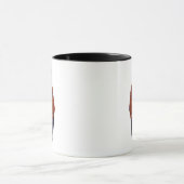Roter Ren-Strickjacke-Bär Tasse (Zentrum)