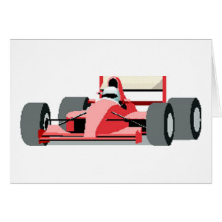 Roter Rennwagen