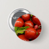 Roter Rettich Button (Vorne & Hinten)