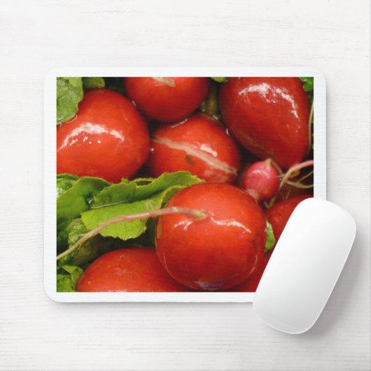 Roter Rettich Mousepad (Mit Mouse)