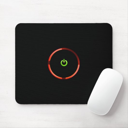 Roter Ring der Todesmausunterlage Mousepad (Mit Mouse)