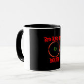 Roter Ring der TodesTasse Tasse (Vorderseite Links)