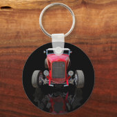 Roter Roadster 1932 Schlüsselanhänger (Vorderseite)