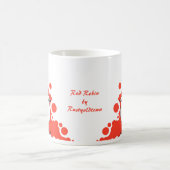 Roter Robin Kaffeetasse (Mittel)