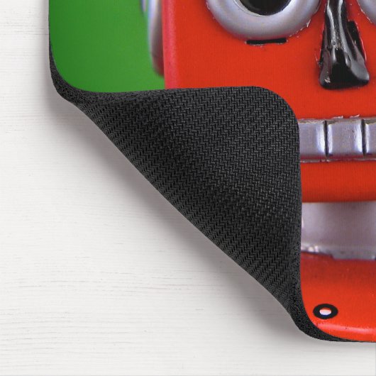 Roter Roboter Mousepad (Ecke)