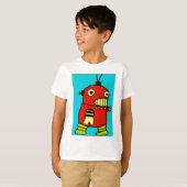 Roter Roboter T-Shirt (Vorne ganz)