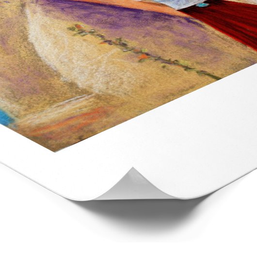 Roter Rock (ME) Poster (Ecke)