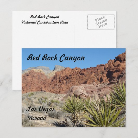 Roter Rock Postcard Postkarte (Vorne/Hinten)