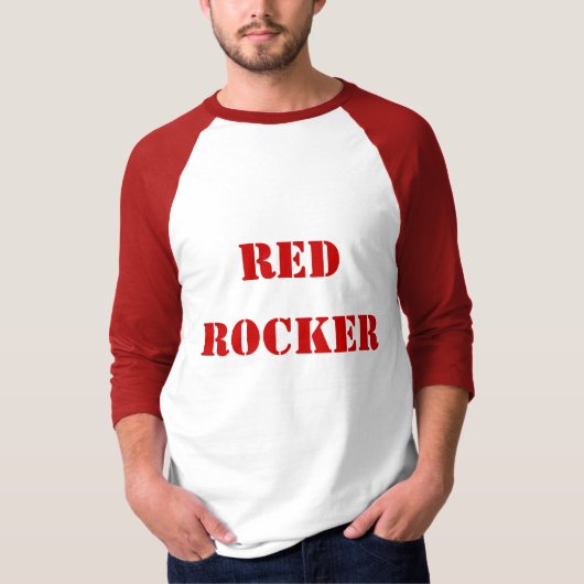 roter Rocker T-Shirt (Vorderseite)