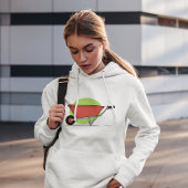 Roter Rollkarren Hoodie