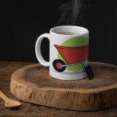Roter Rollkarren Kaffeetasse