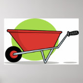 Roter Rollkarren Poster (Vorne)