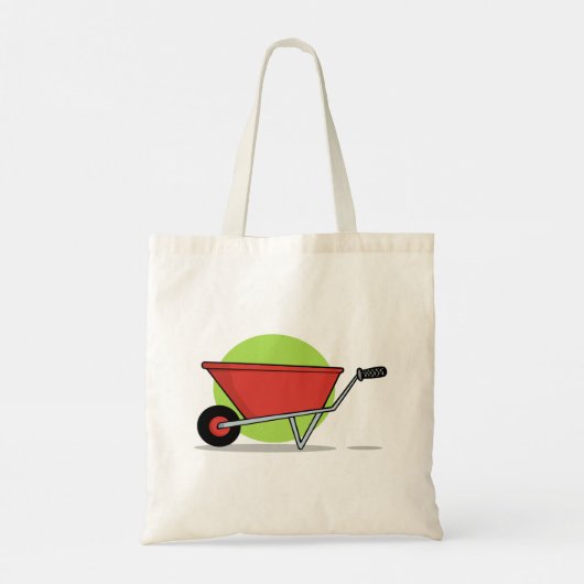 Roter Rollkarren Tragetasche (Rückseite)