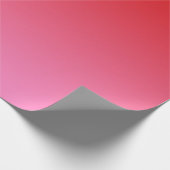 Roter Rosa Farbverlauf Ombré #1 Geschenkpapier (Ecke)