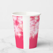 Roter rosa Glitzer funkelt zurück zur Schullehreri Pappbecher (Links)