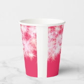 Roter rosa Glitzer funkelt zurück zur Schullehreri Pappbecher (Rechts)