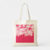 Roter rosa Glitzer funkelt zurück zur Schullehreri Tragetasche (Rückseite)