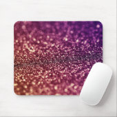 Roter rosa und lila Schein-Diva-Glitzer-Entwurf Mousepad (Mit Mouse)
