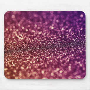 Roter rosa und lila Schein-Diva-Glitzer-Entwurf Mousepad