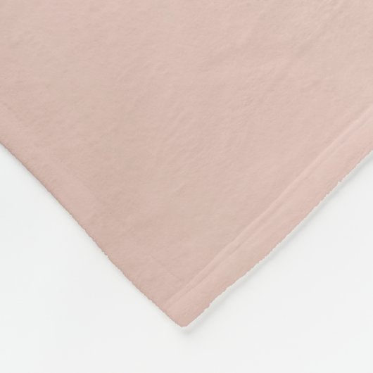 Roter Rose Goldstern Monogramm Foto Fleecedecke (Ecke)