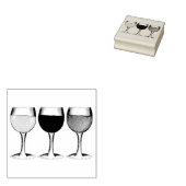 Roter Rosé Weine Weinkultur und Erde Weinkultur un Gummistempel (Stempel)