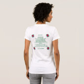 Roter Rosen-T - Shirt (Schwarz voll)