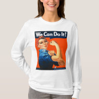 Roter Rosie das Nieteneinschläger-T-Shirt