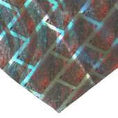 Roter Rost, Kratzer, kleiner Stein oder Gitter Kurzer Tischläufer (Ecke)