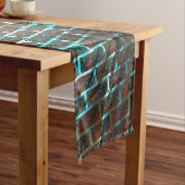 Roter Rost, Kratzer, kleiner Stein oder Gitter Kurzer Tischläufer (Beispiel)