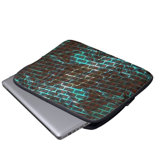 Roter Rost, Kratzer, kleiner Stein oder Gitter Laptopschutzhülle (Vorne Knopf)