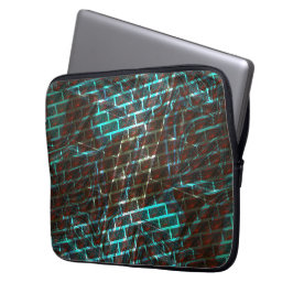 Roter Rost, Kratzer, kleiner Stein oder Gitter Laptopschutzhülle