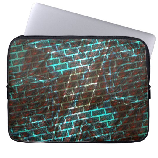 Roter Rost, Kratzer, kleiner Stein oder Gitter Laptopschutzhülle (Vorderseite)